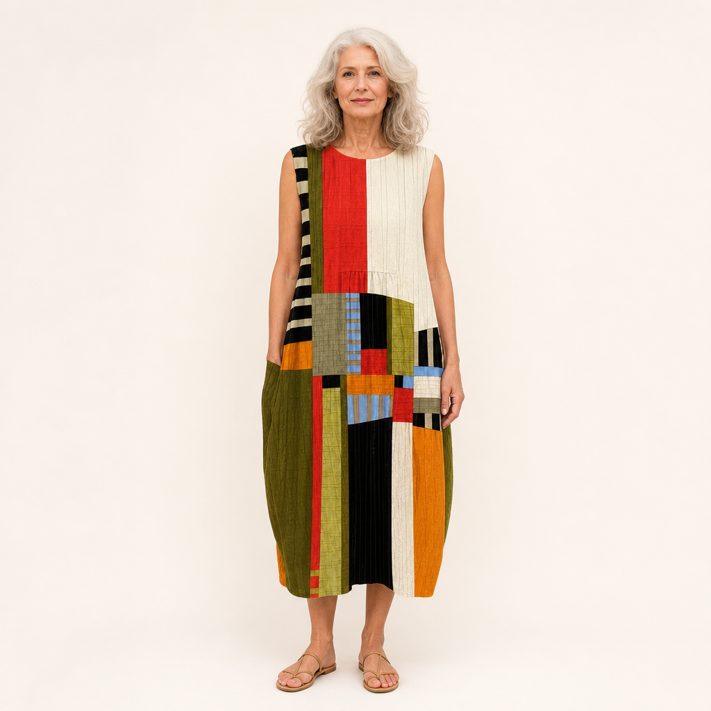 Flavie - Vloeiende en comfortabele jurk