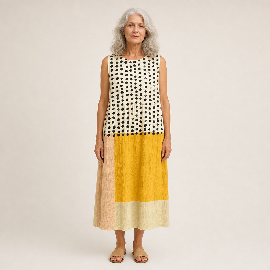 Sybille - Comfortabele Zomerjurk Zonder Mouwen