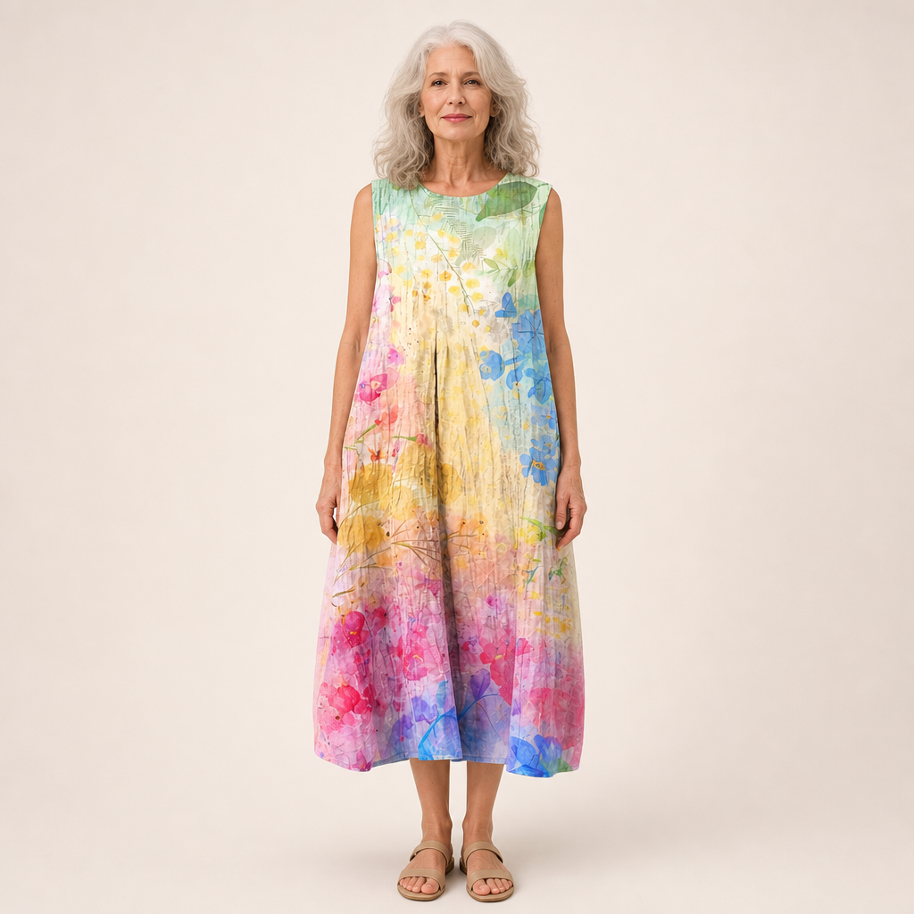 Laurine - Comfortabele Zomerjurk Zonder Mouwen