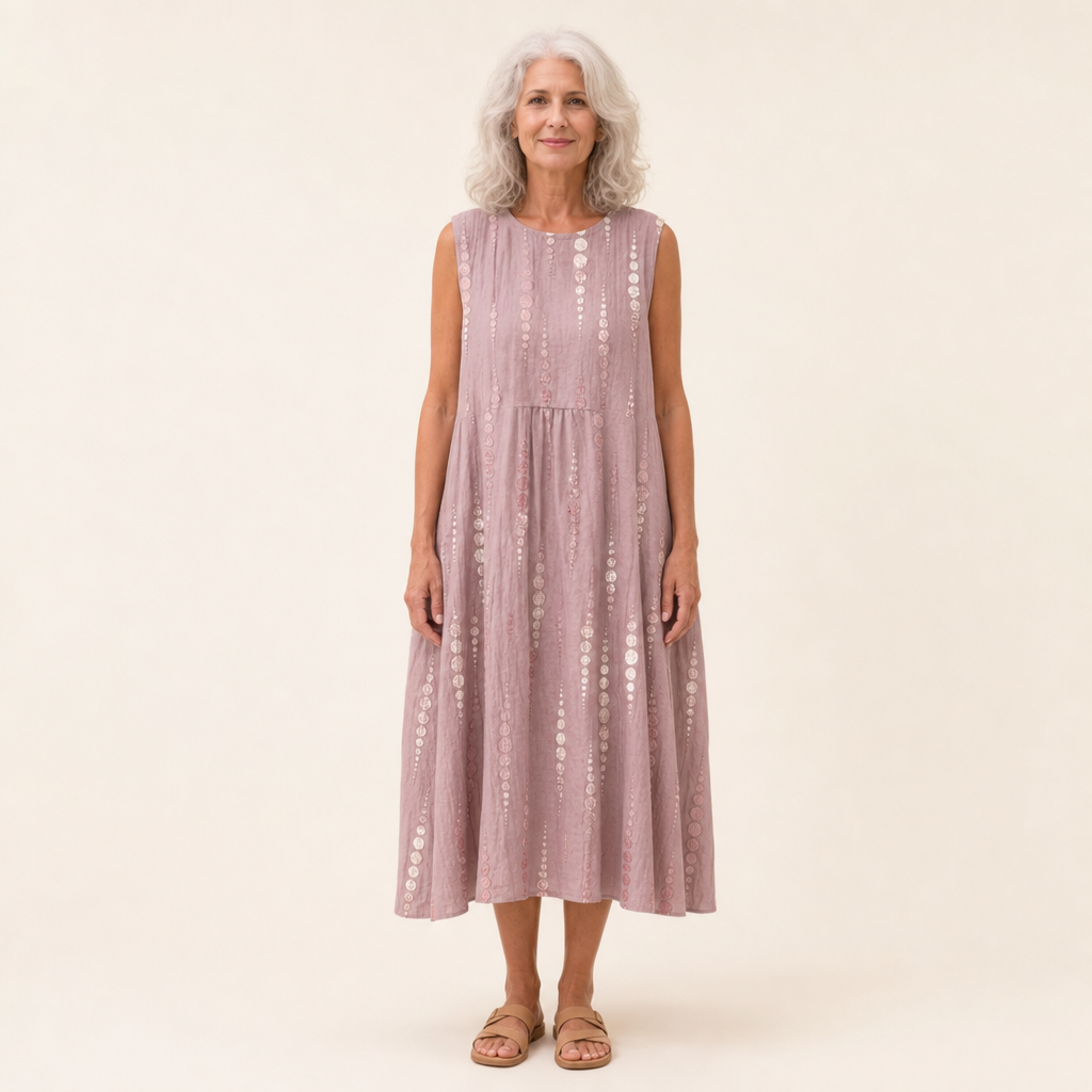 Sasha - Comfortabele Zomerjurk zonder Mouwen