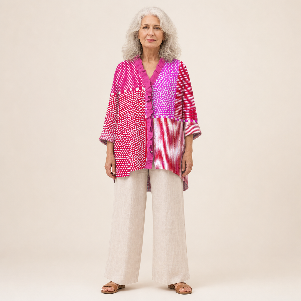 Roos | Elegante zomerblouse