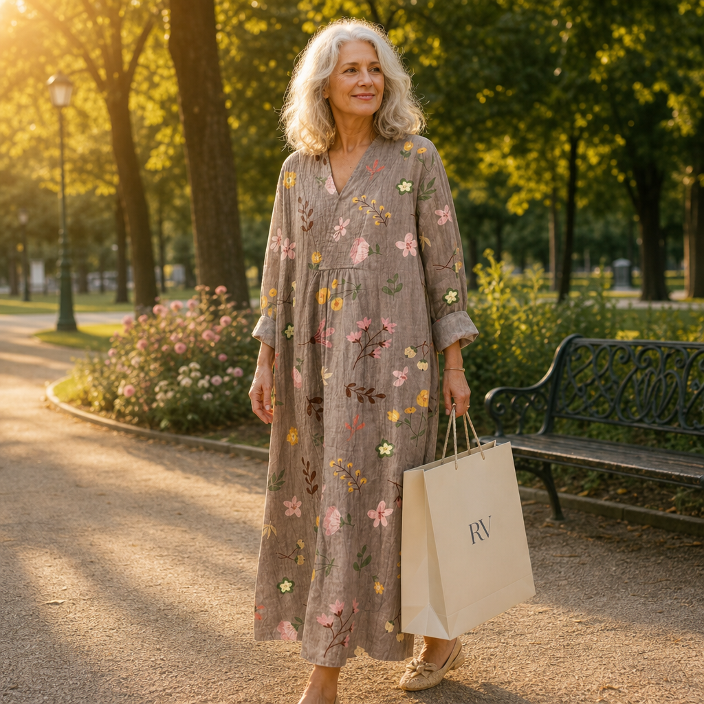 Maëlys - Flatterende Gedrukte Zomerjurk
