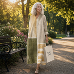 Tess - Flatterende Geprinte Zomerjurk