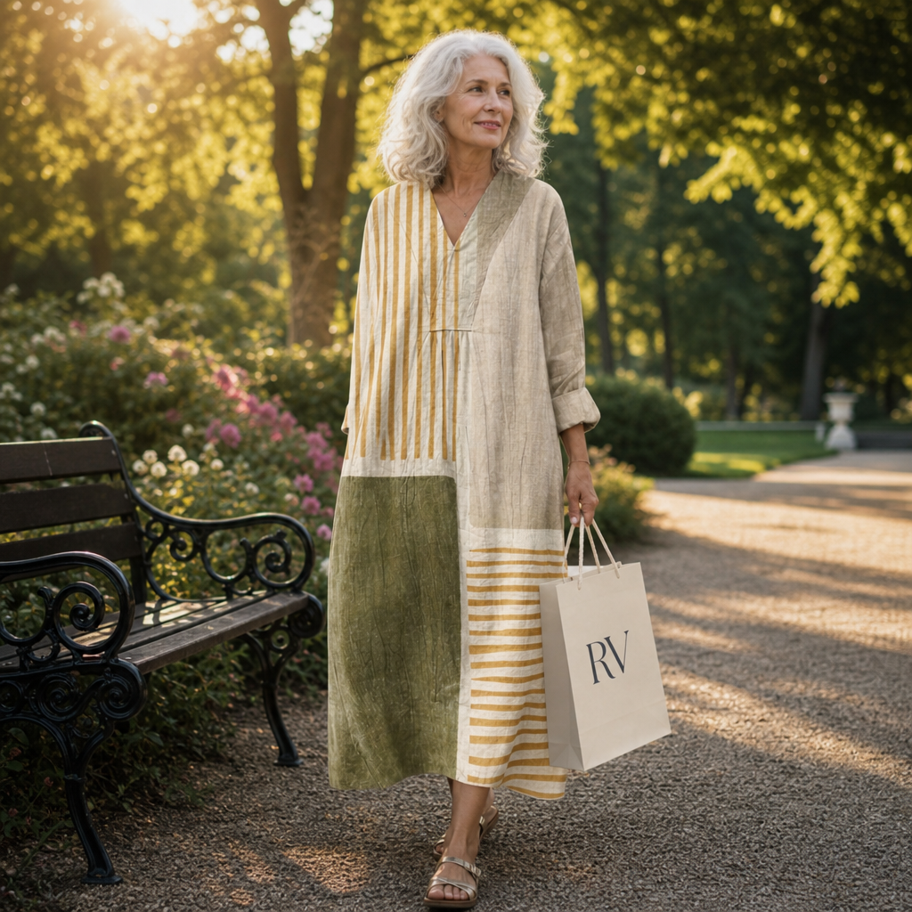 Tess - Flatterende Geprinte Zomerjurk