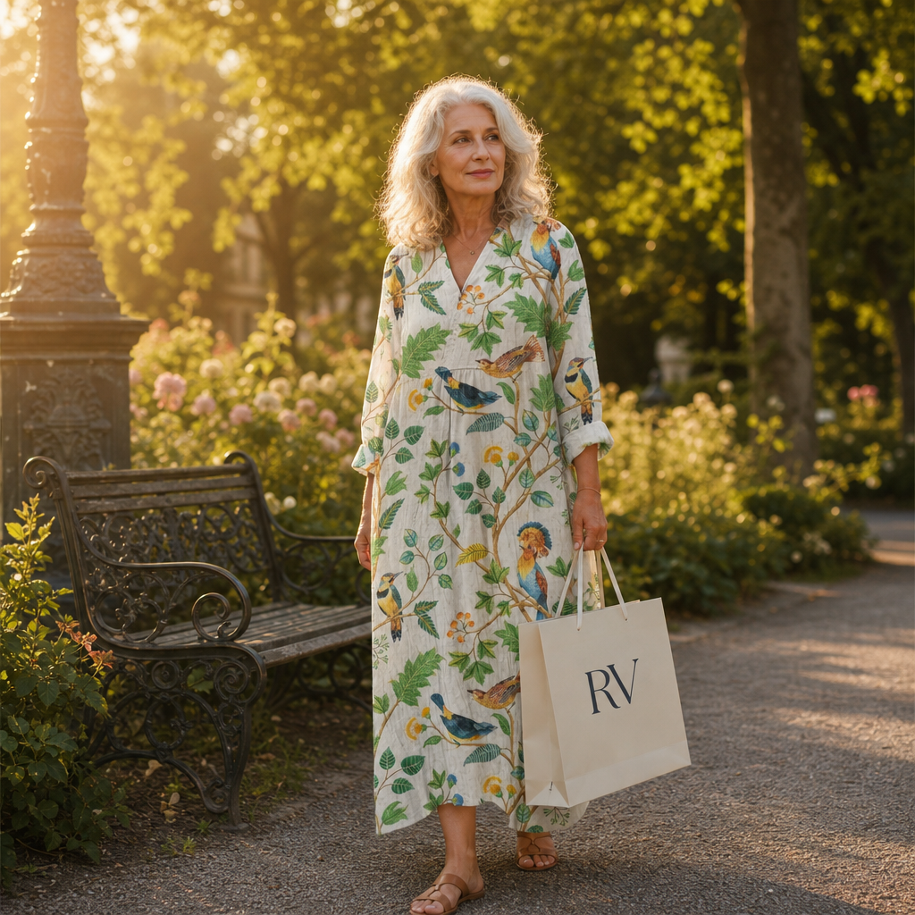 Valentijn - Flatterende Geprinte Zomerjurk