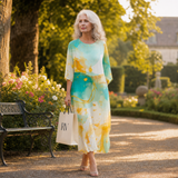Mireille - Lange, vloeiende, chique en comfortabele jurk
