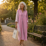 Nadine - Flatterende Gedrukte Zomerjurk