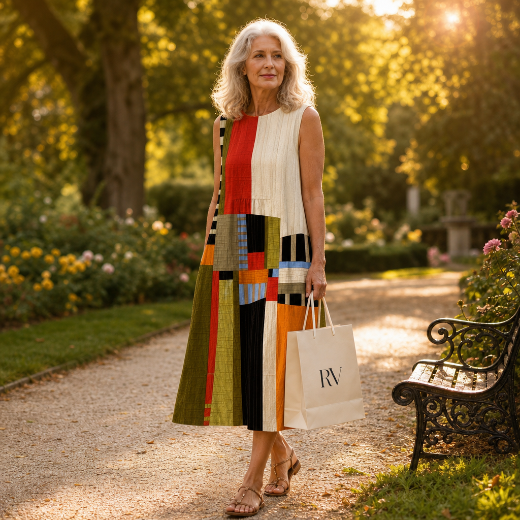 Flavie - Vloeiende en comfortabele jurk