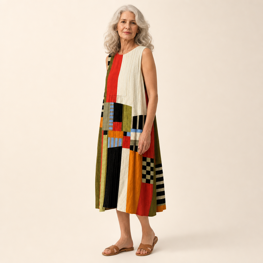 Flavie - Vloeiende en comfortabele jurk
