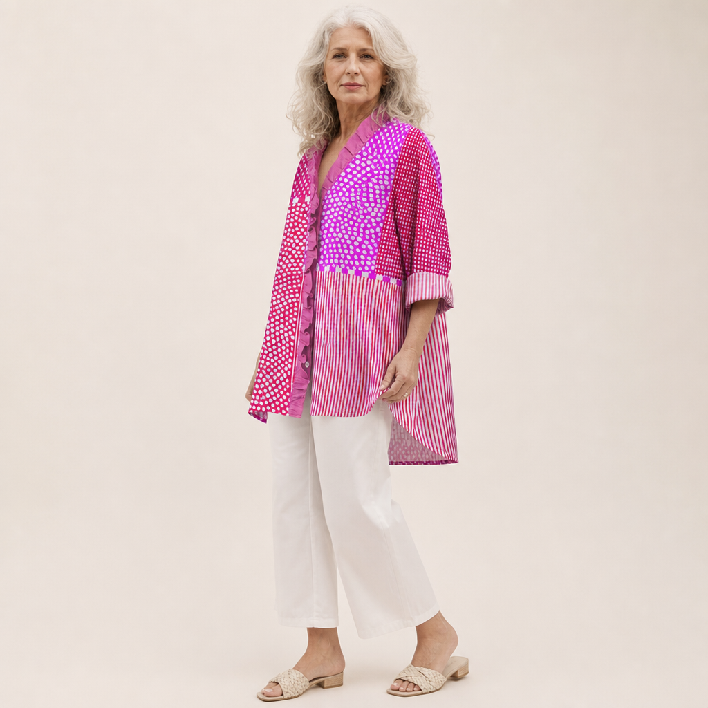 Roos | Elegante zomerblouse