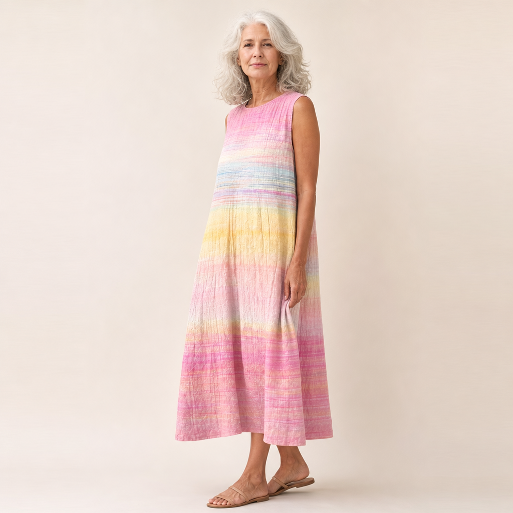 Esmée - Comfortabele Zomerjurk Zonder Mouwen