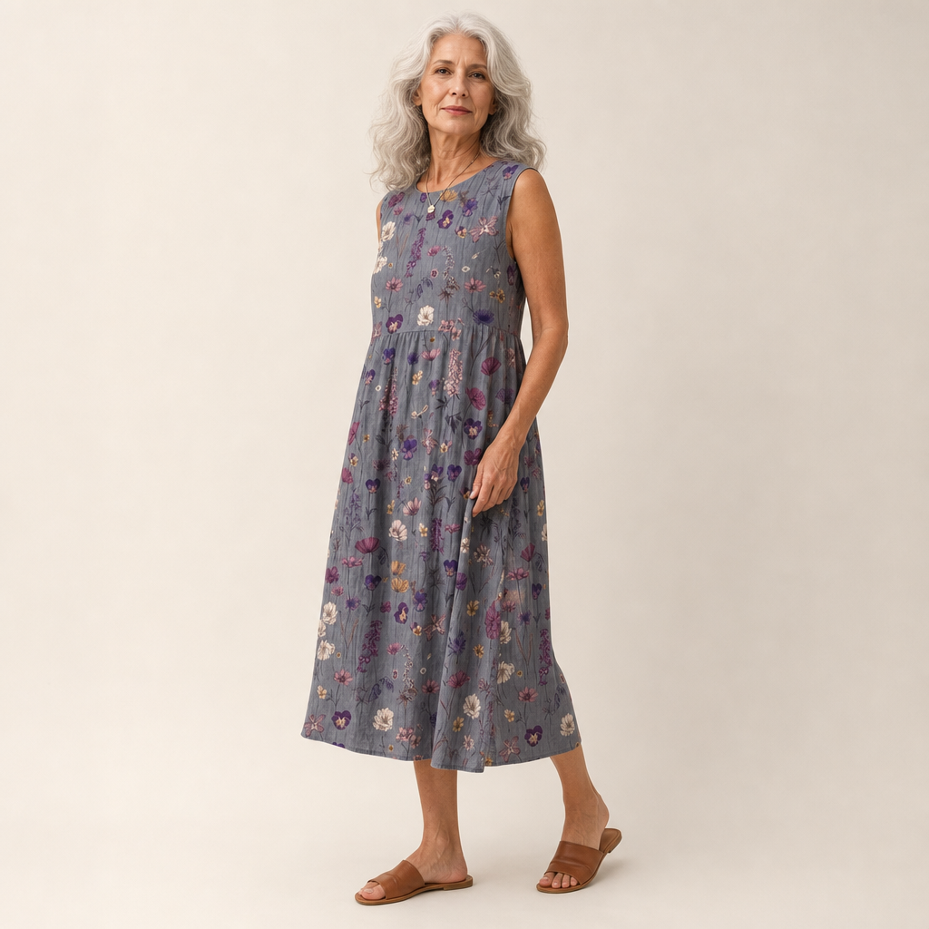 Mael - Comfortabele Zomerjurk zonder Mouwen