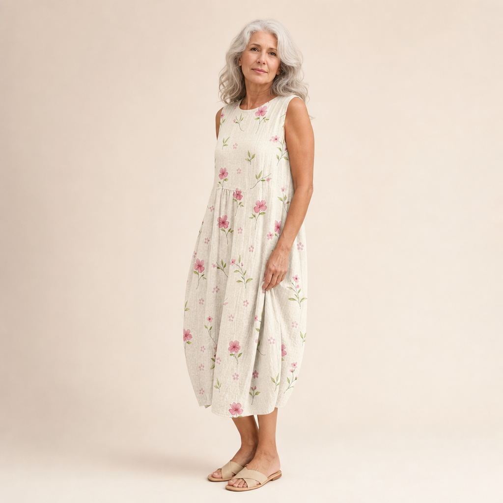 Faustine - Comfortabele Zomerjurk zonder Mouwen
