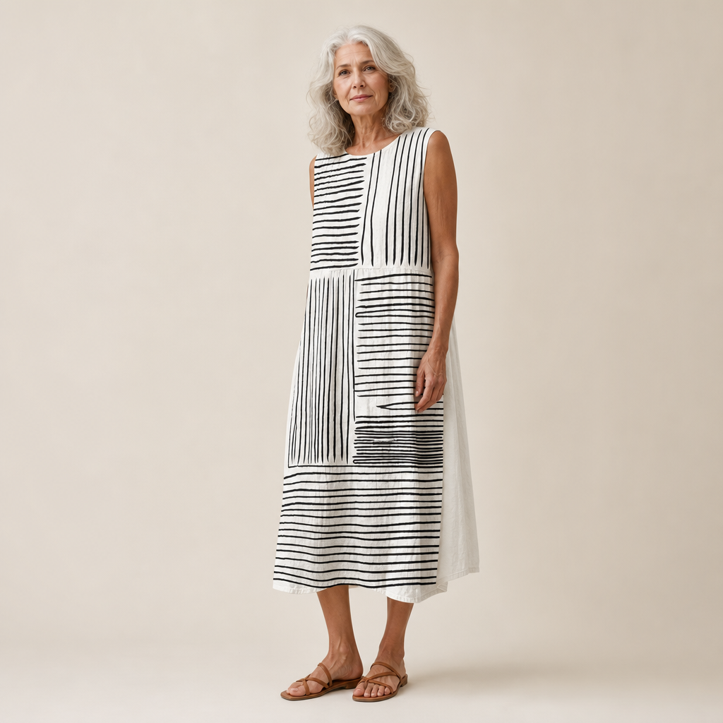 Vivienne - Comfortabele Zomerjurk Zonder Mouwen