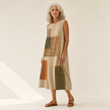 Lorys - Comfortabele Zomerjurk Zonder Mouwen