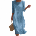 Camille - Casual geborduurde jurk voor dames.