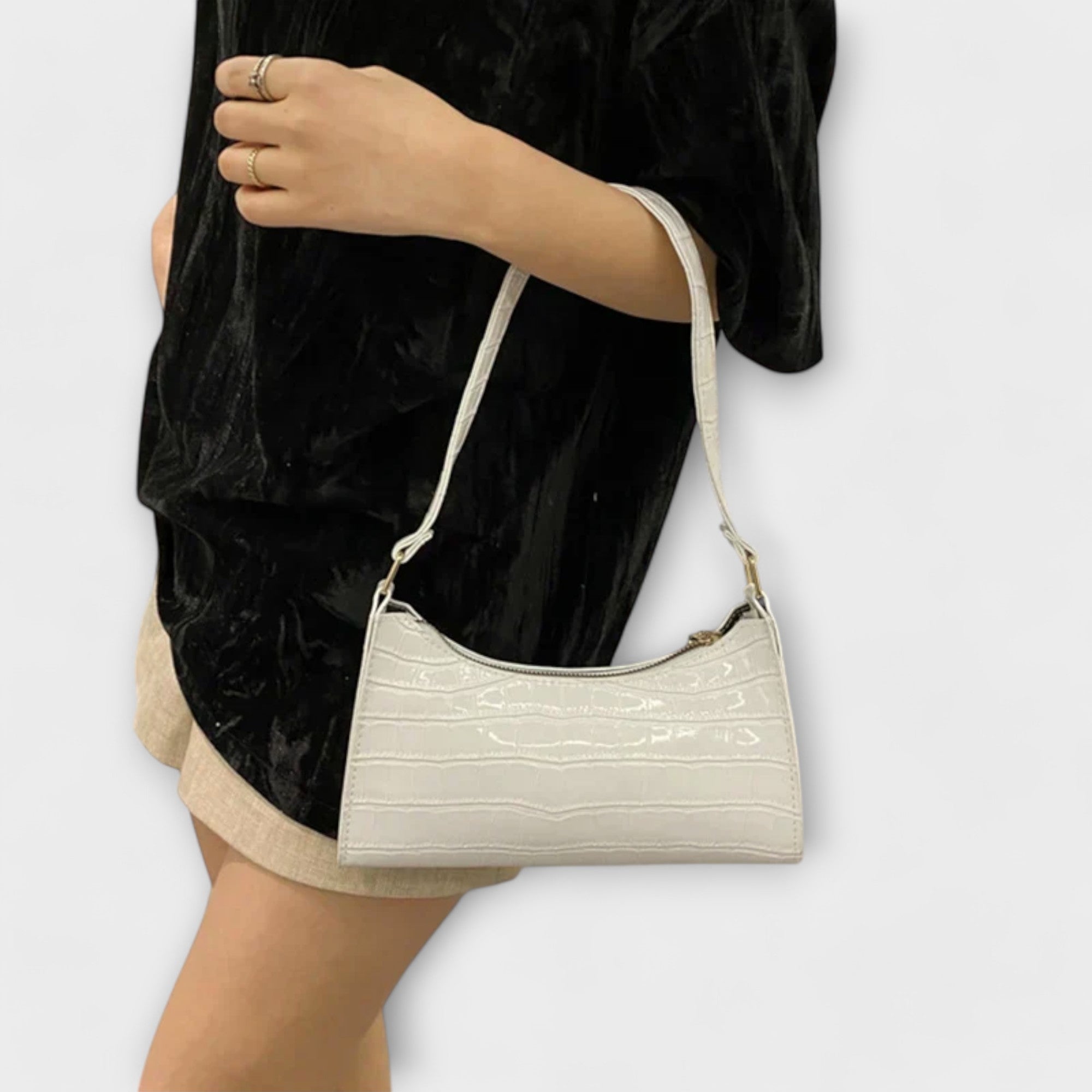 Leonore | Glanzende Leren Tas