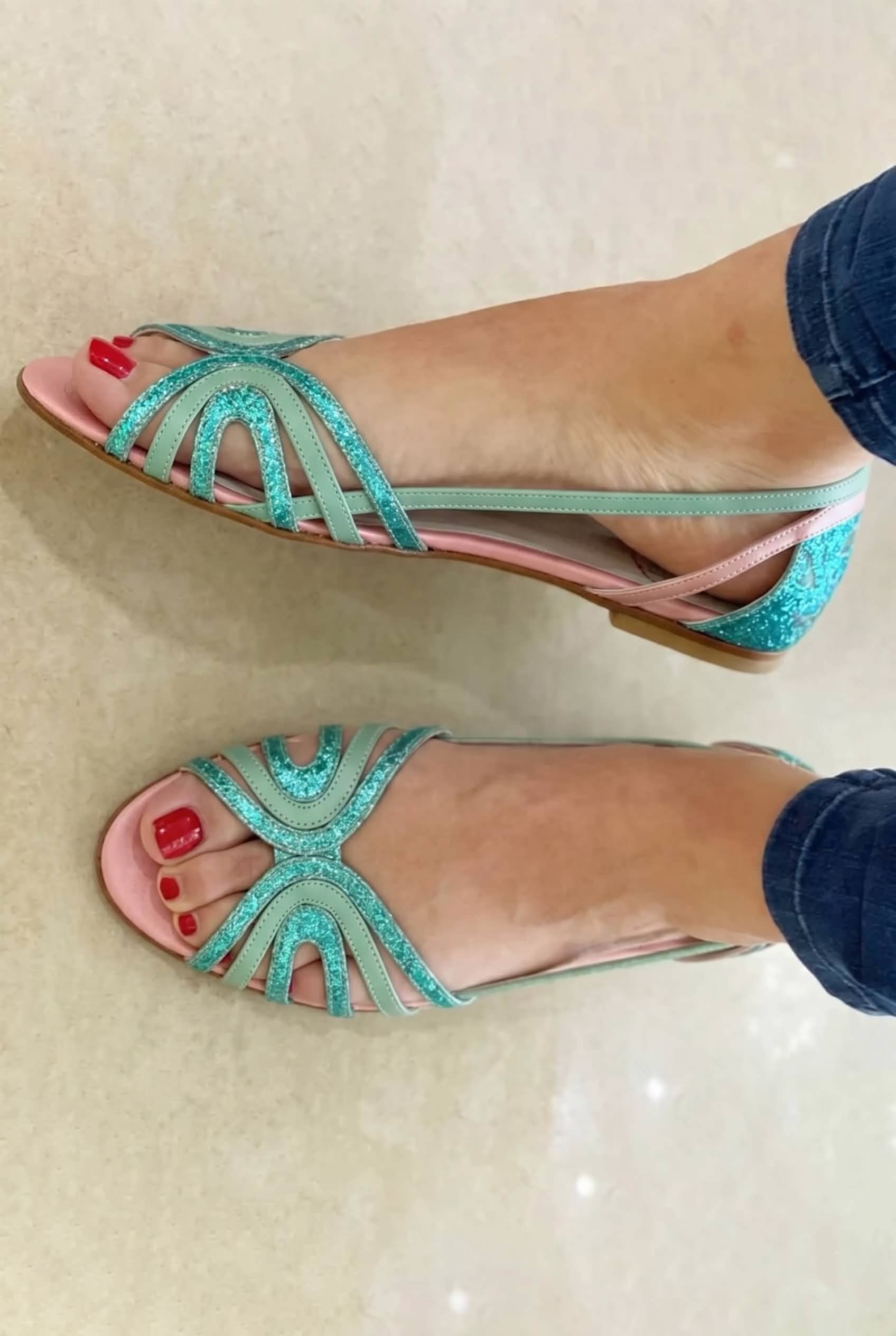Eleonora | Gouden Zomer Sandalen