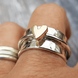 Melly - Zilveren ring Amor