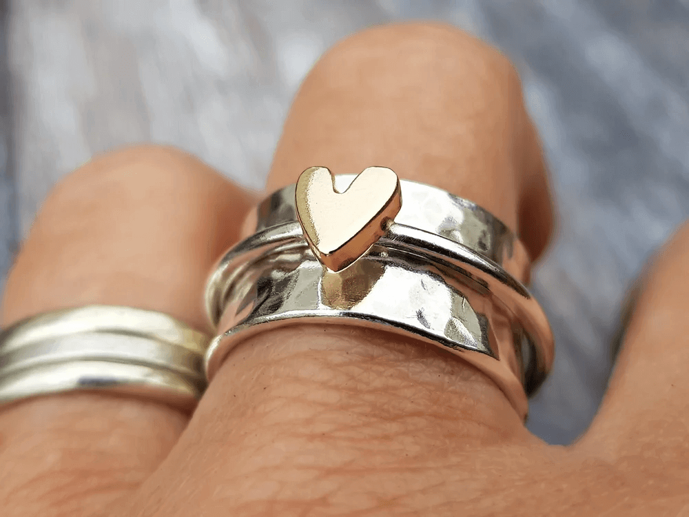 Melly - Zilveren ring Amor