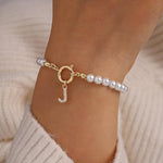 Armbanden met letters Auden Key | Goud