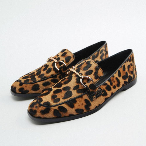 Adrianna - Gedurfde Luipaard Mocassins