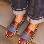 Zelda - Elegante Luipaard Mocassins