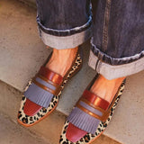 Zelda - Elegante Luipaard Mocassins