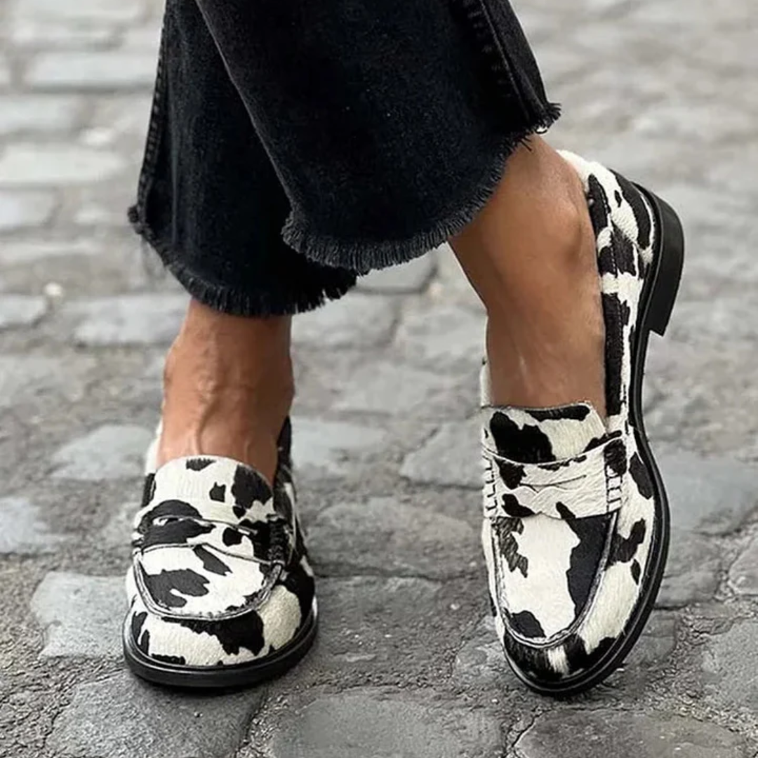 Claria - Chic Gedessineerde Mocassins
