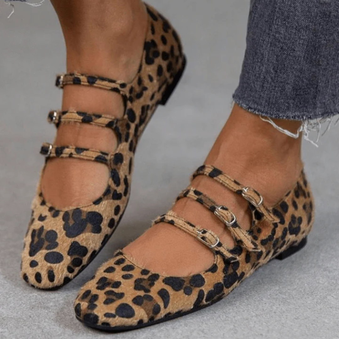 Angelie - Schoenen met Luipaardprint