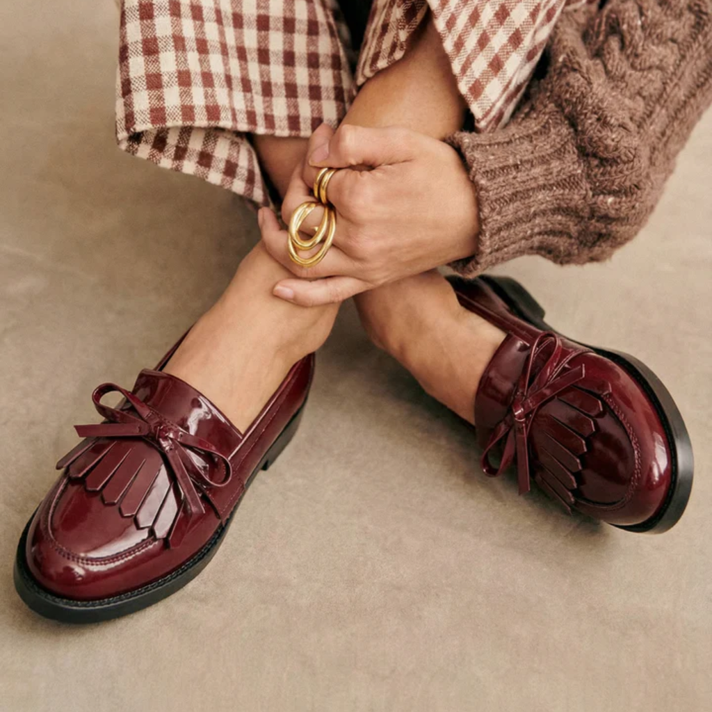 Cordelia - Elegante mocassin met strik