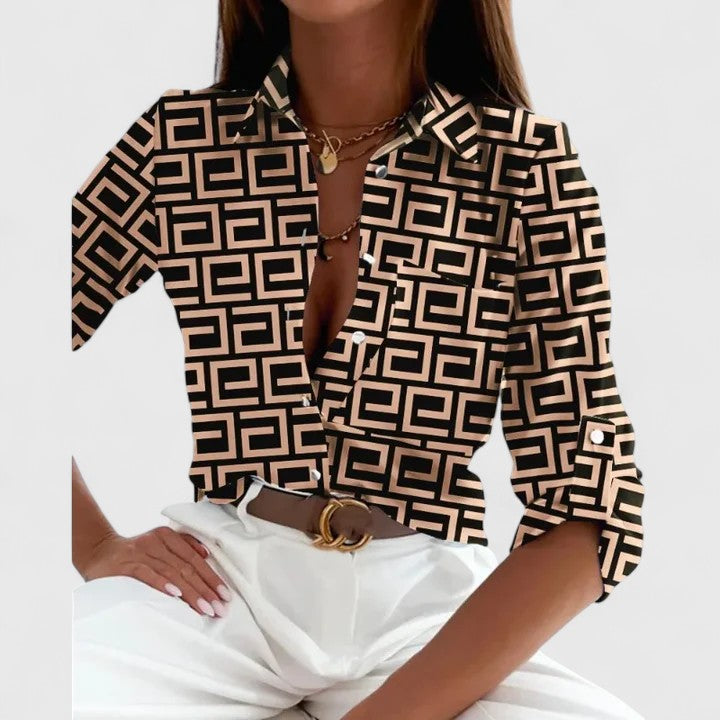 Rebecca | Elegante Blouse met Lange Mouwen