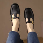 Loes | T-strap Sandalen