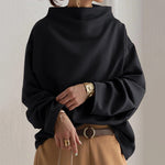 Nora | Casual top met hoge kraag