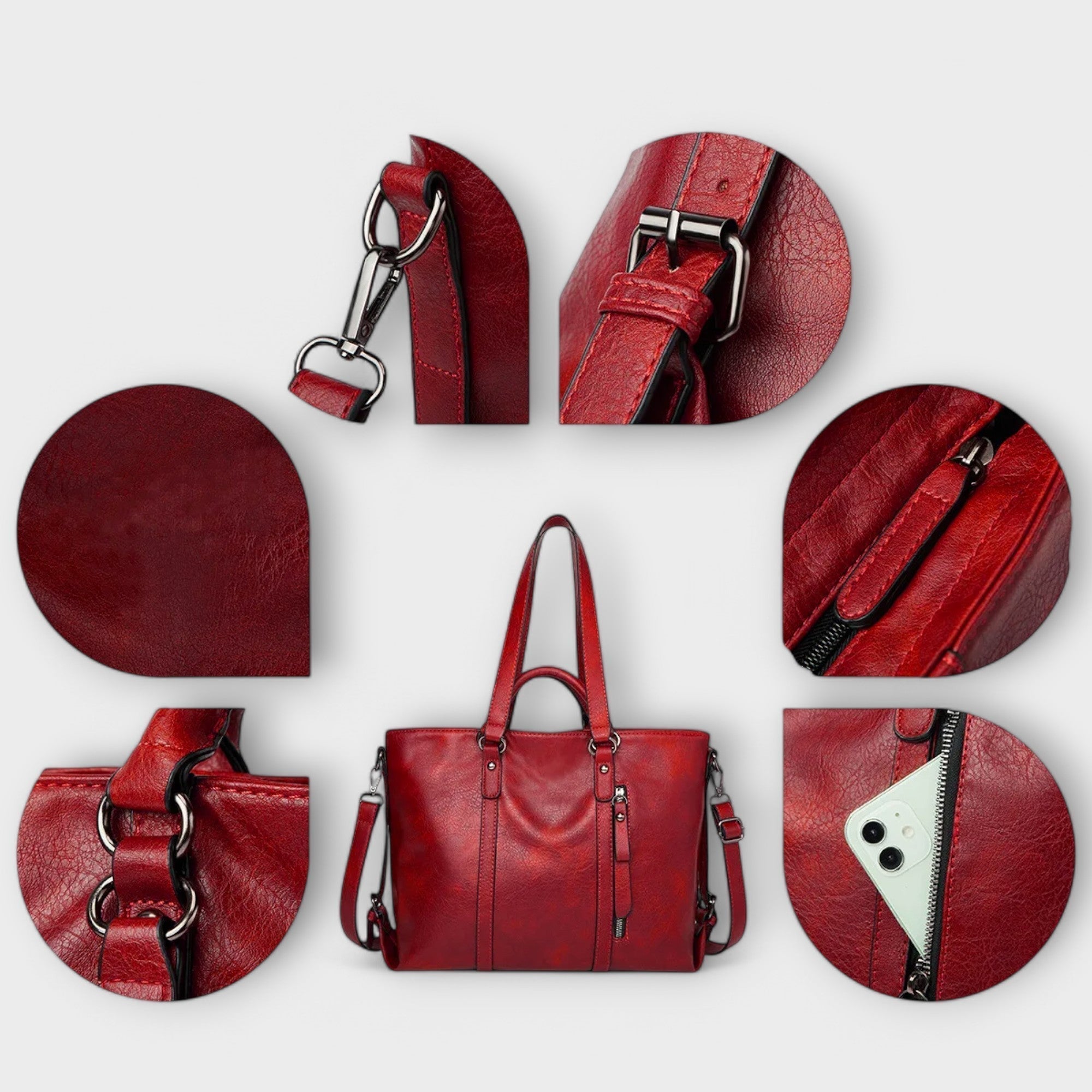Esmee | Grote Leren Tas