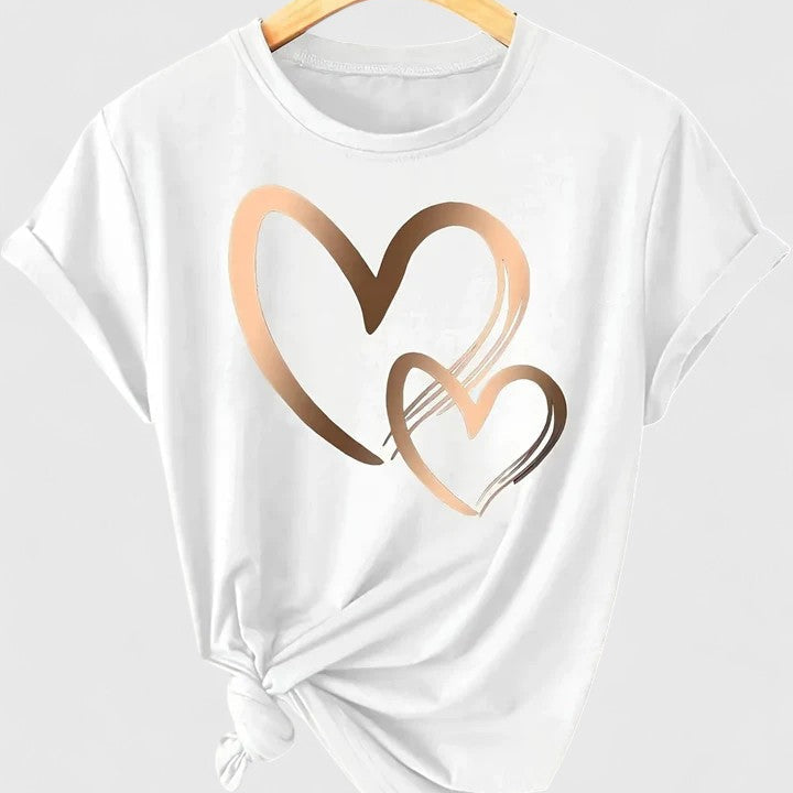 Tineke | Comfortabele Korte Mouwen T-Shirt
