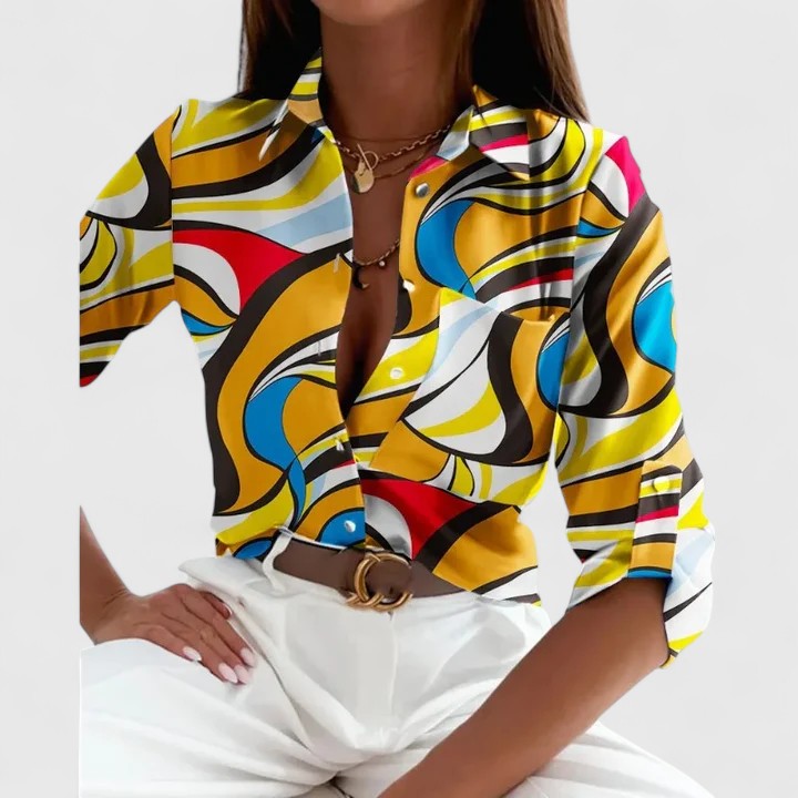 Rebecca | Elegante Blouse met Lange Mouwen