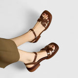 Bianca | Elegante Platte Sandalen