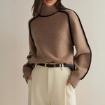 Carine | Elegante trui met een hoge kraag