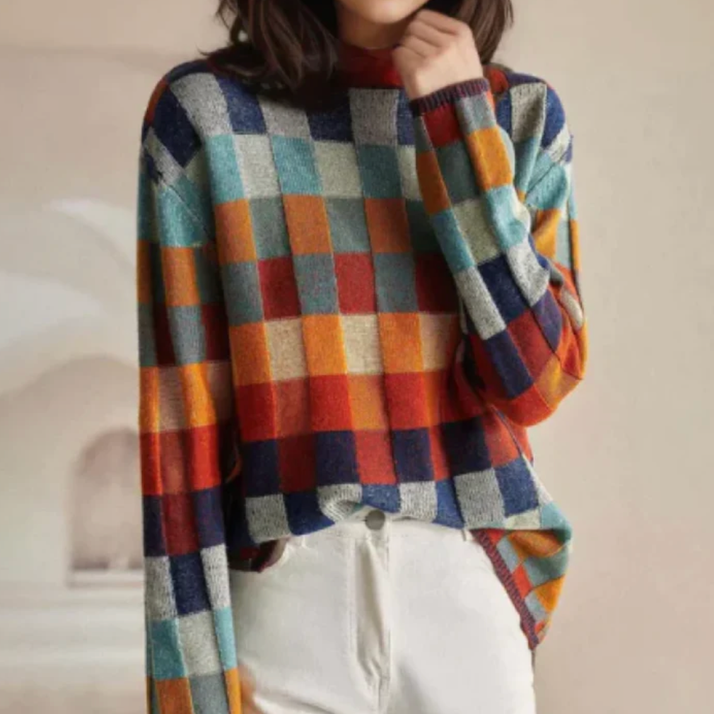 Heleen | Comfortabele retro trui