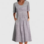 Trude | Comfortabele Midi Jurk