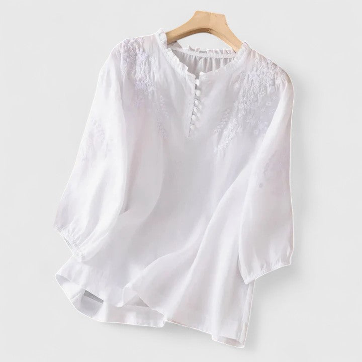 Wanda | Elegante Blouse met Knopen