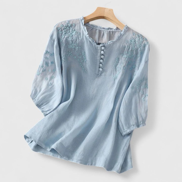 Wanda | Elegante Blouse met Knopen