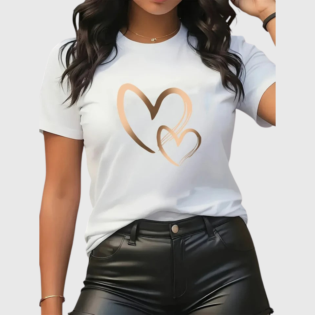 Tineke | Comfortabele Korte Mouwen T-Shirt