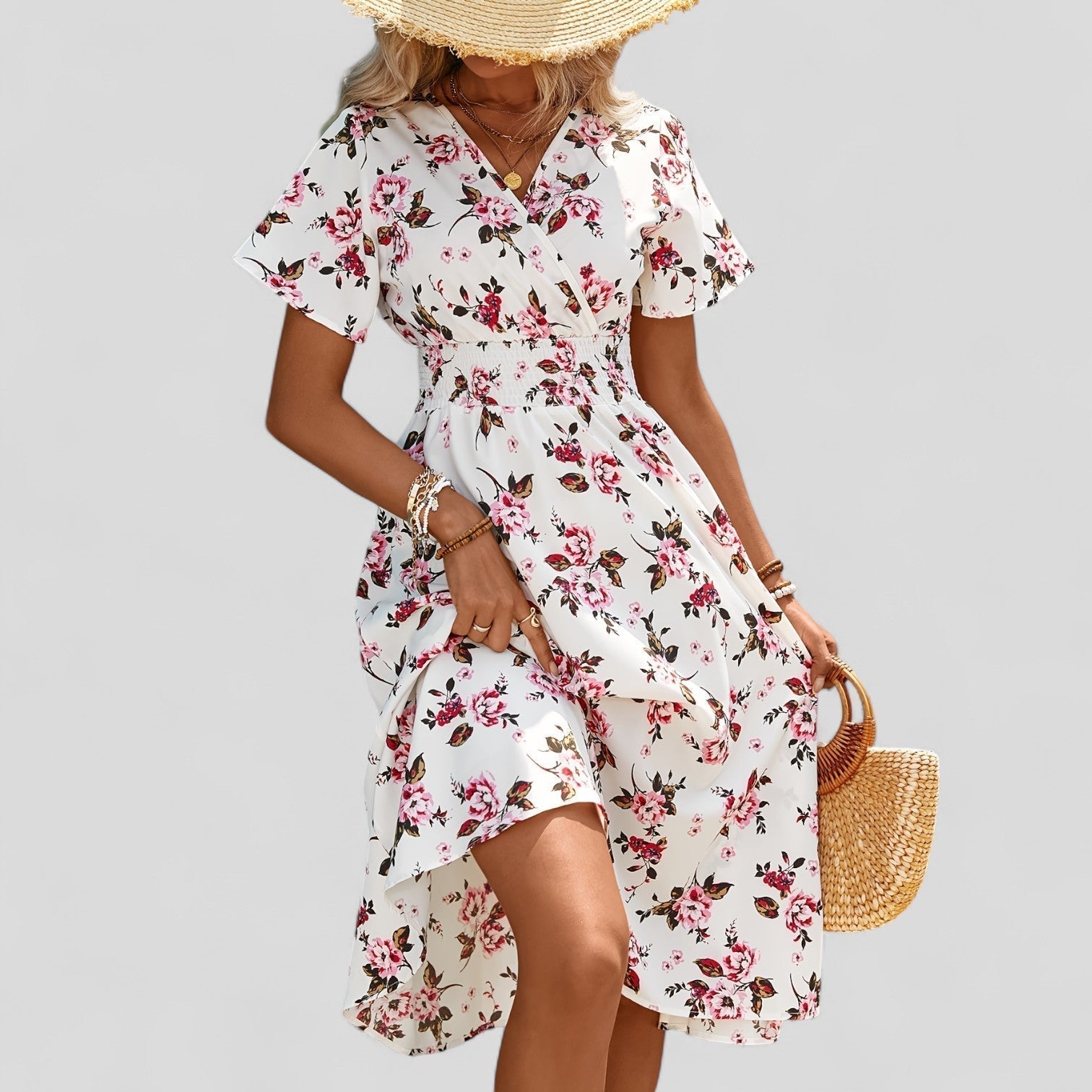 Sif | Comfortabele Midi Zomerjurk