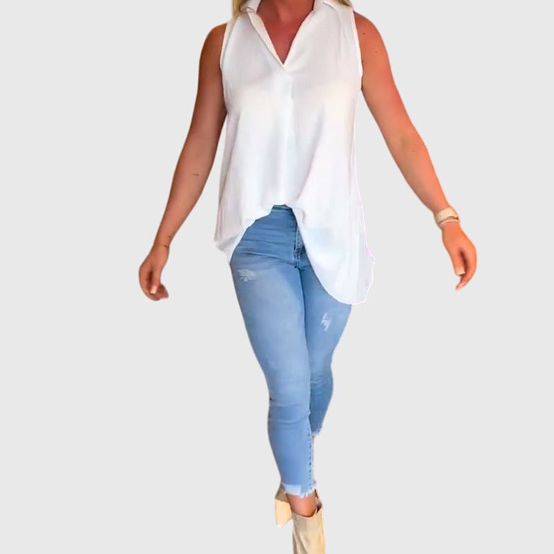 Monique | Mouwloos Top