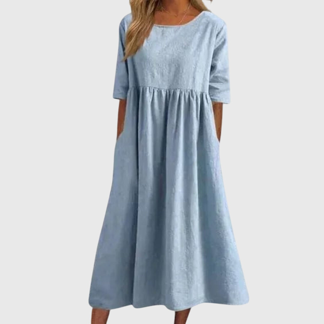 Sandra | Elegante Korte Mouwen Jurk
