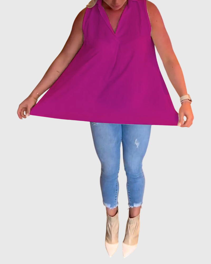 Monique | Mouwloos Top