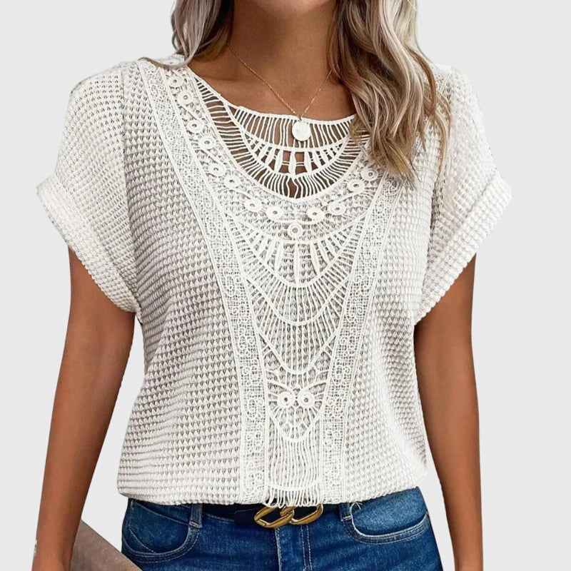 Inge | Elegante Blouse in Ibiza-Stijl