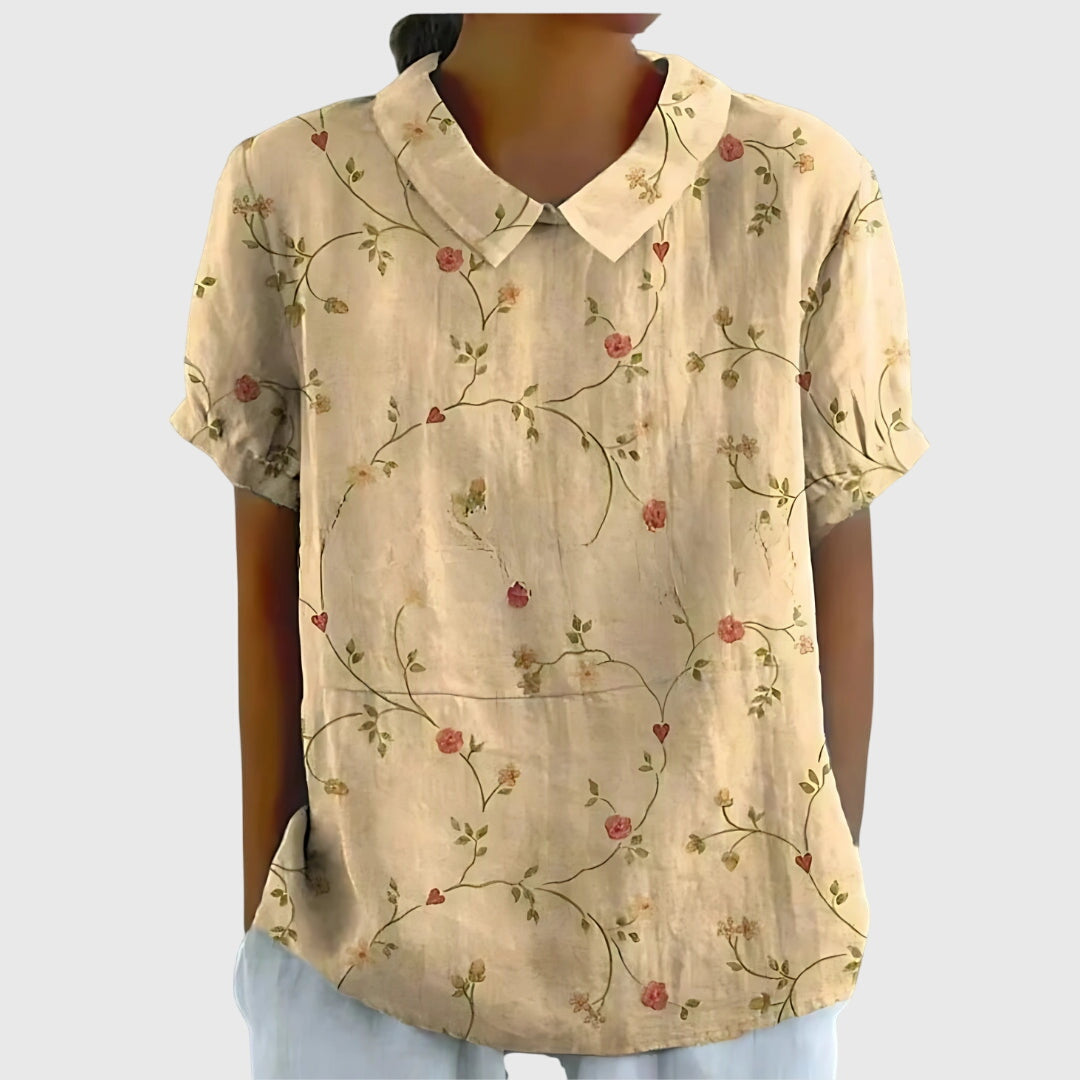 Wanda | Bloemen Blouse